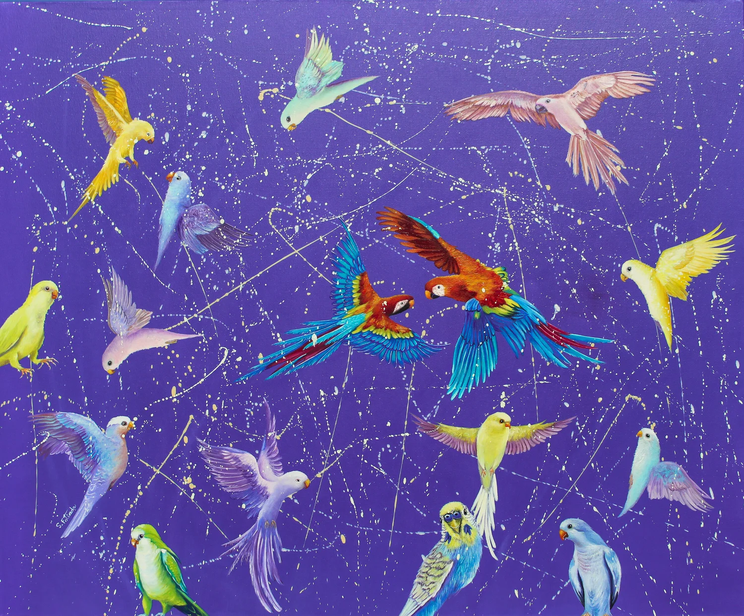 Garden of Eden, 110x90cm, oil on canvas