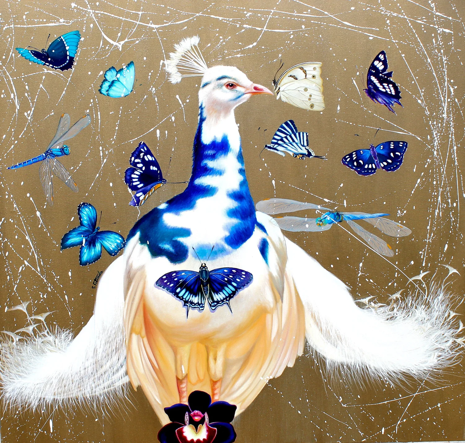 Garden of Eden, 90x90cm, oil on canvas