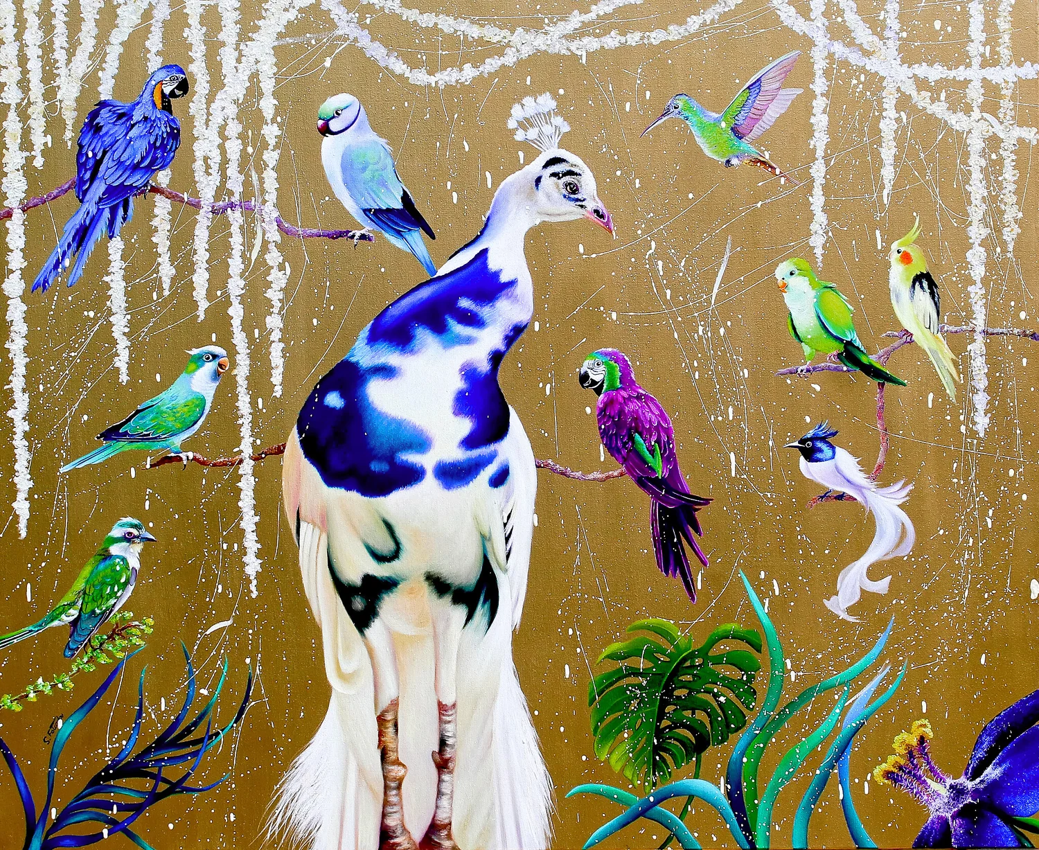 Garden of Eden, 110x90cm, oil on canvas