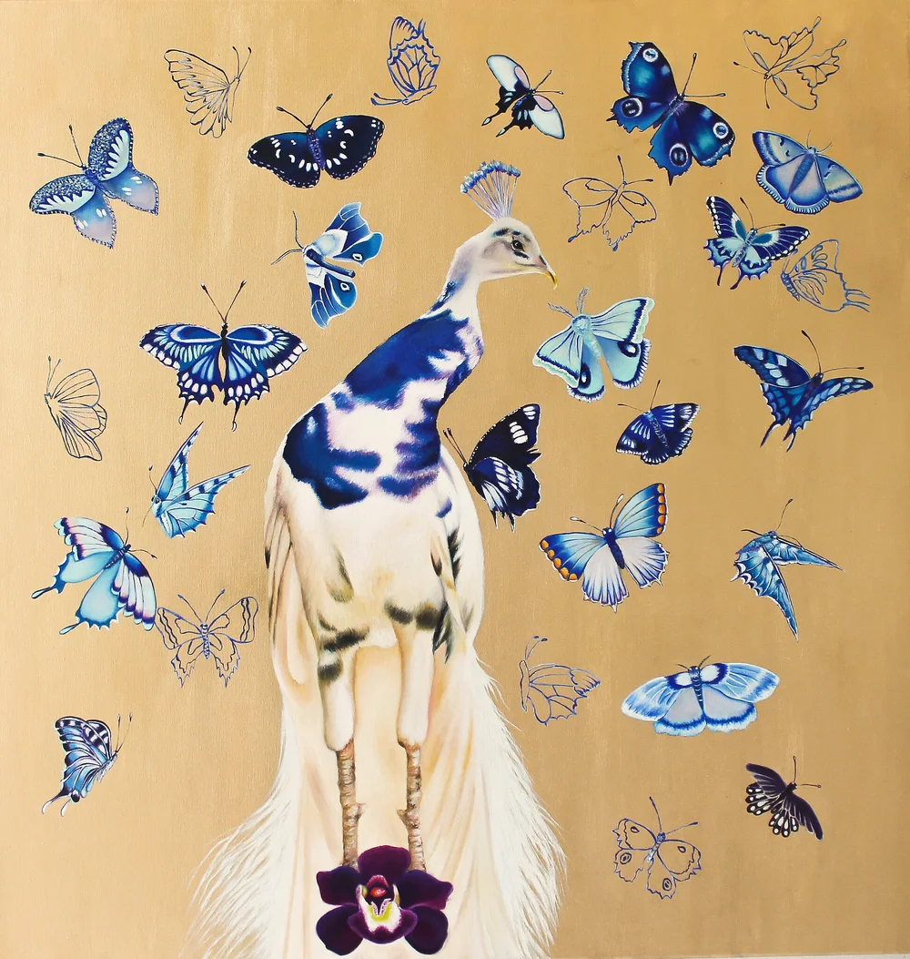 Garden of Eden, 90x90cm, oil on canvas