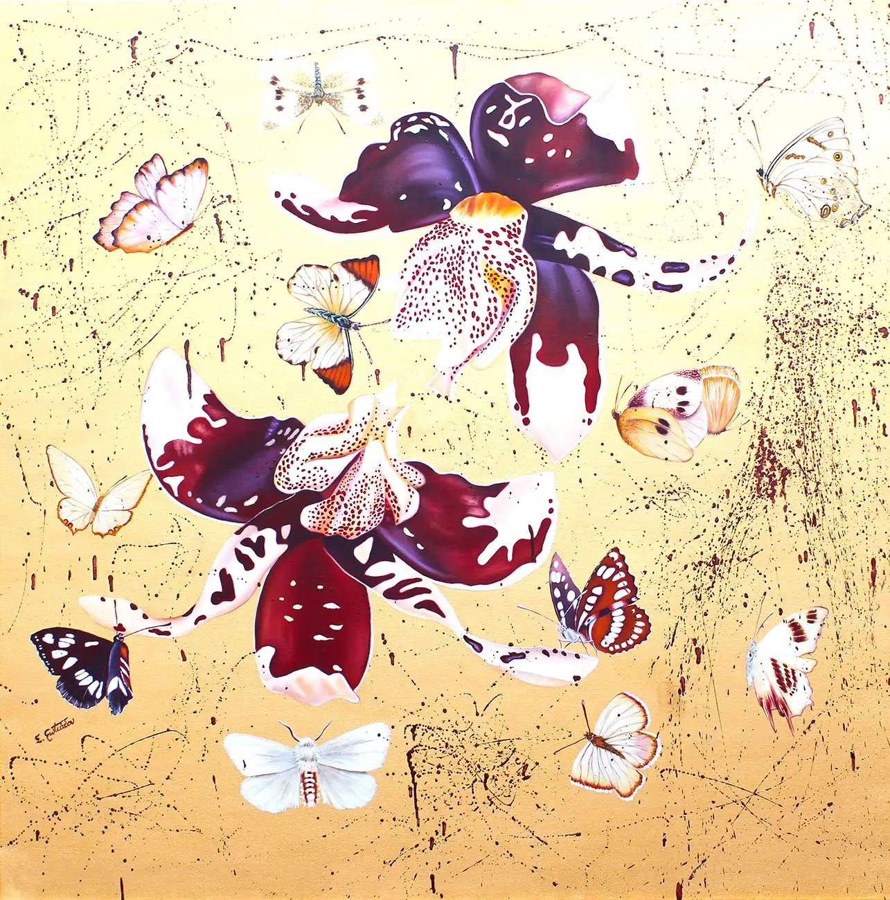 Garden of Eden, 100x100cm, oil on canvas