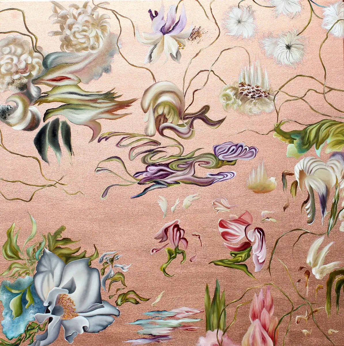 Garden of Eden, 90x90cm, oil on canvas