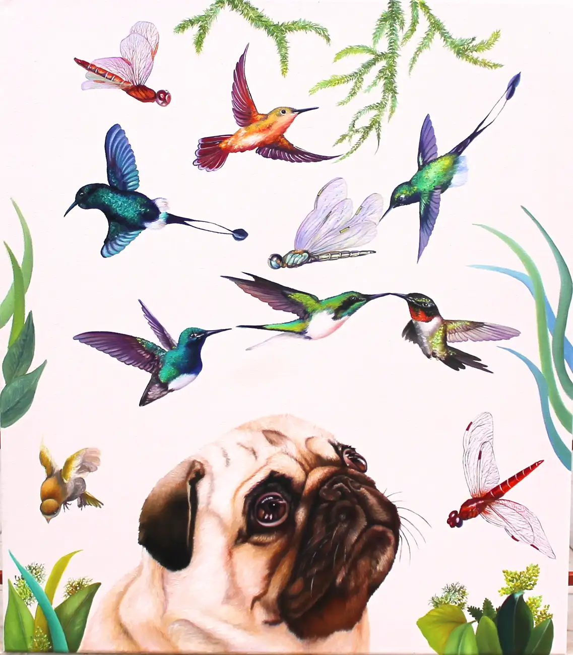 Garden of Eden, 80x70cm, oil on canvas