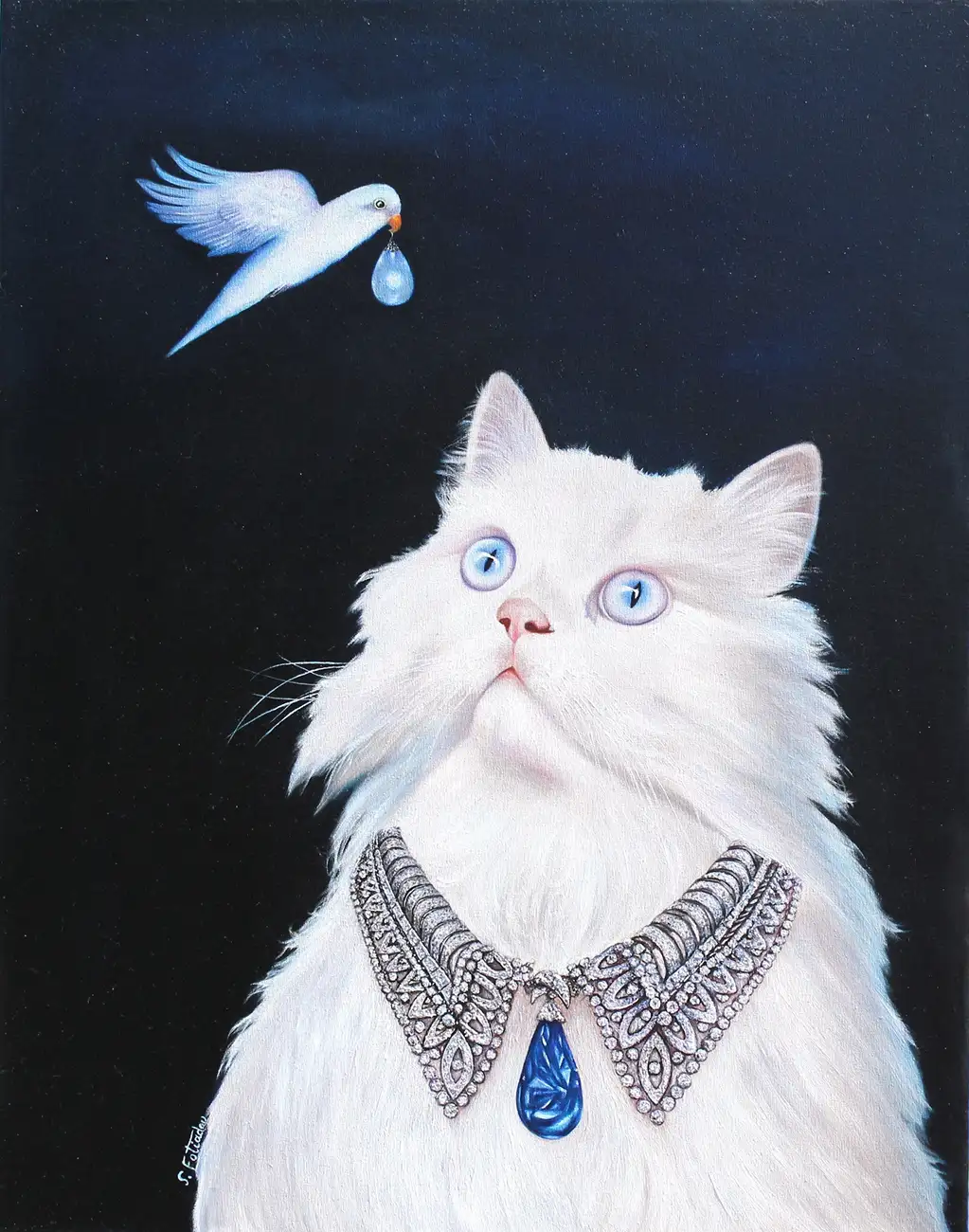 Garden of Eden, 90x72cm, oil on canvas